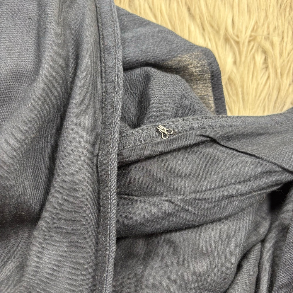 NWT Abercrombie & Fitch Women's MT Black Surplice Tie Strap Romper - Picture 6 of 7